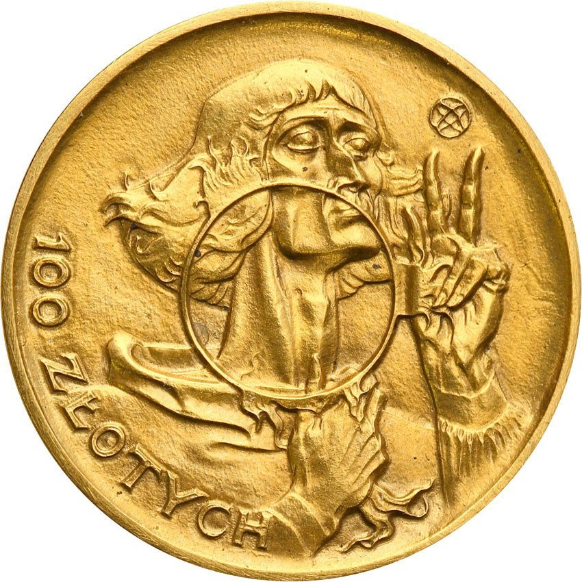 II RP. PRÓBA złoto 100 złotych 1925, Kopernik Drugi znany egzemplarz